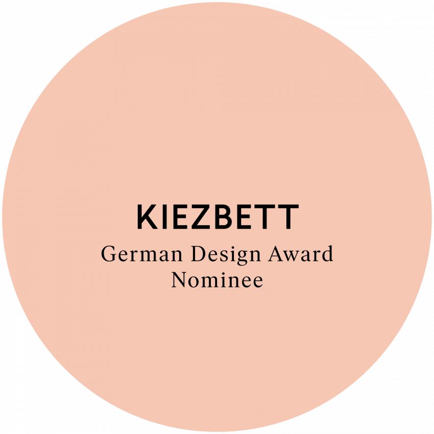 KIEZBETT für German Design Award 2017 nominiert