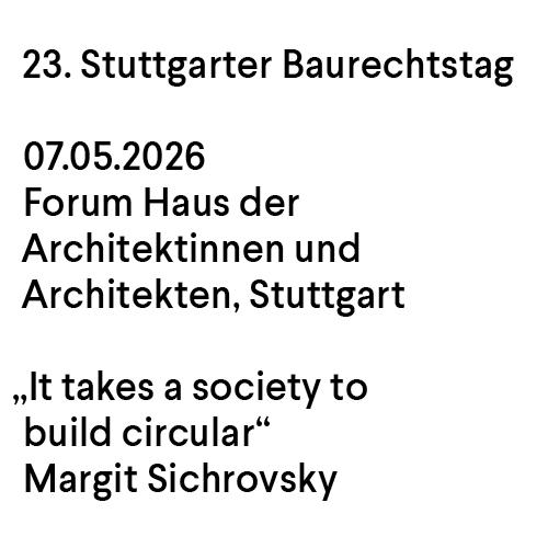 23. Stuttgarter Baurechtstag